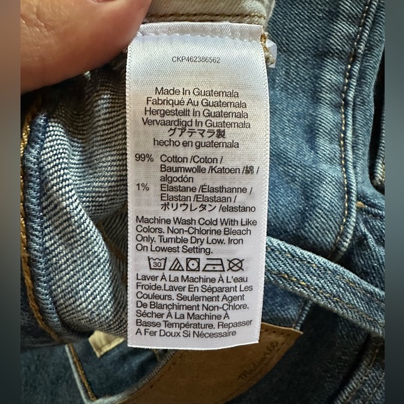 NWT Madewell “The Perfect Vintage Straight Jean” - Picture 7 of 9